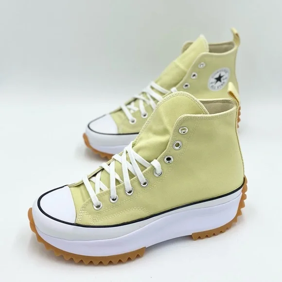 Converse Run Star Hike HI Shoes Sneakers "Lemon Drop" - A02132C - Picture 1 of 7